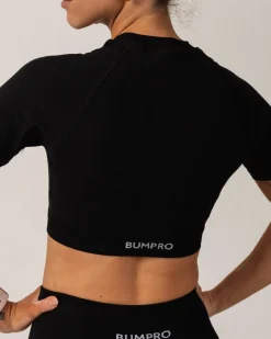 Beam Clean Super Crop Tee Black