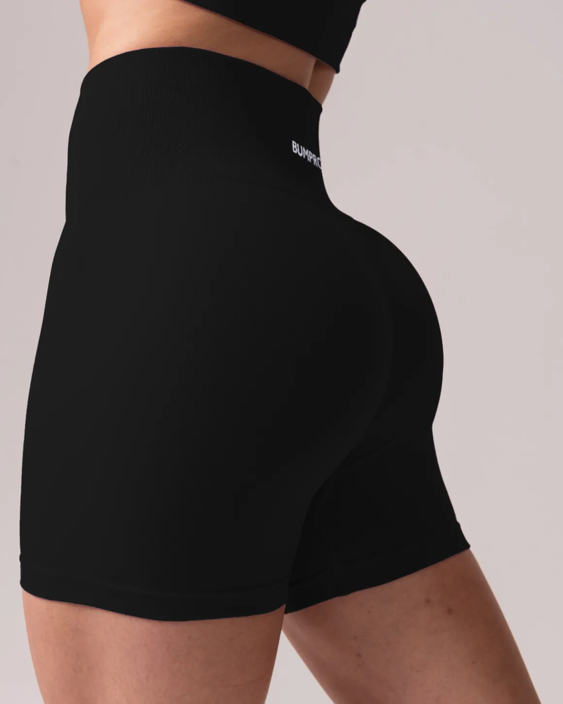 Beam Clean Tee + Beam Clean Shorts 5″ Black SET