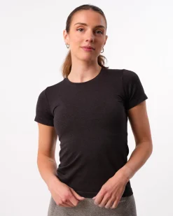 Beam Clean Tee Black Iron Marl