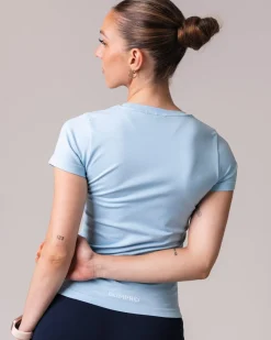 Beam Clean Tee Blue Cerulean