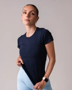 Beam Clean Tee Blue Navy