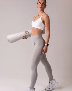 Beam Clean Tights + Mini Bra Grey/White SET