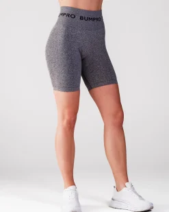 Beam Logo Biker Shorts Black Marl