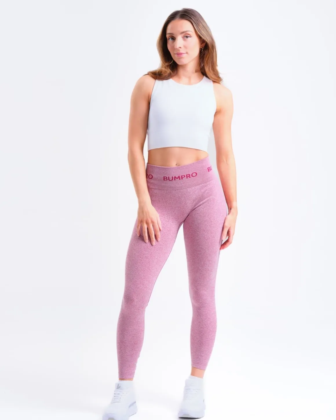 Beam Logo Tights Pink Vivacious Marl 2-PACK