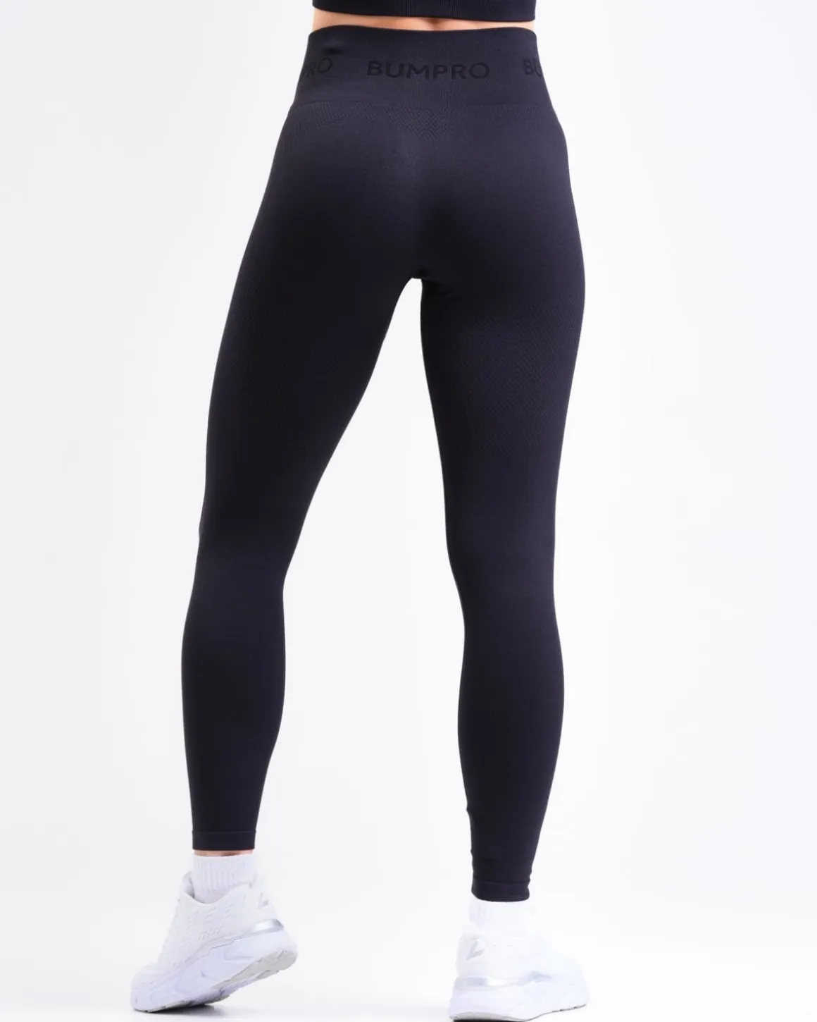 Beam Logo Tights Solid All Black 2-PACK
