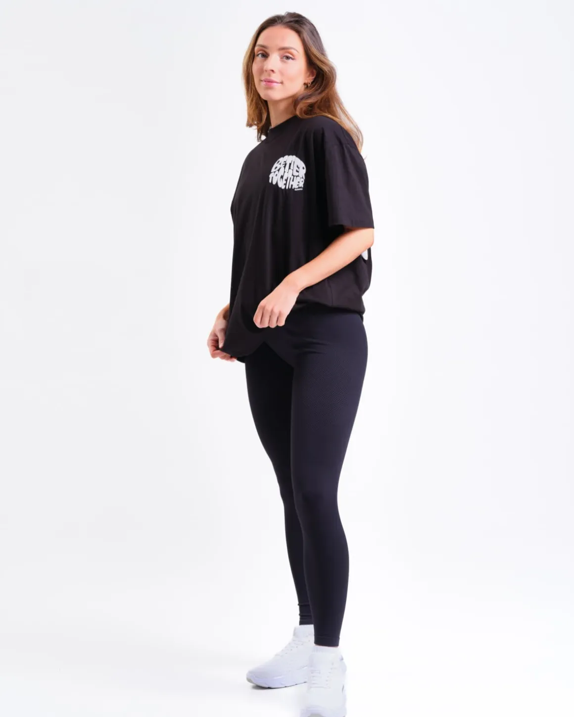 Beam Logo Tights Solid All Black