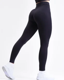 Beam Logo Tights Solid All Black