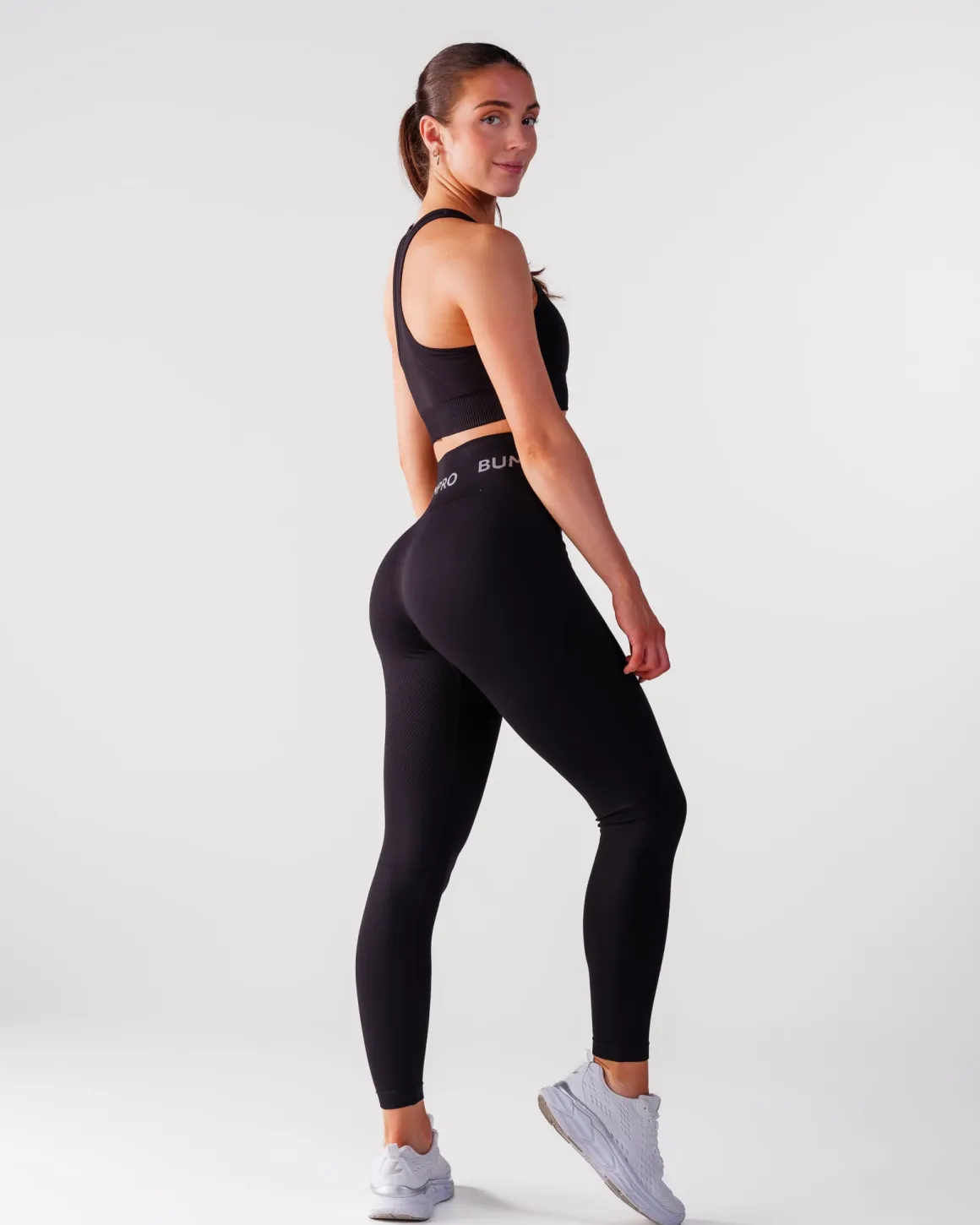 Beam Logo Tights Solid Black