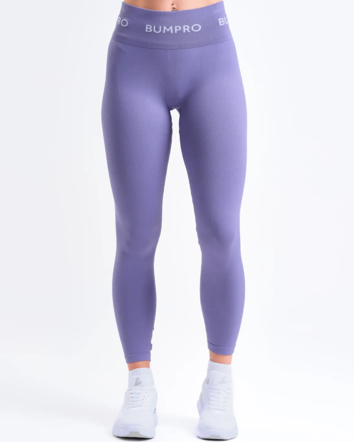 Beam Logo Tights Solid Lilac Heron