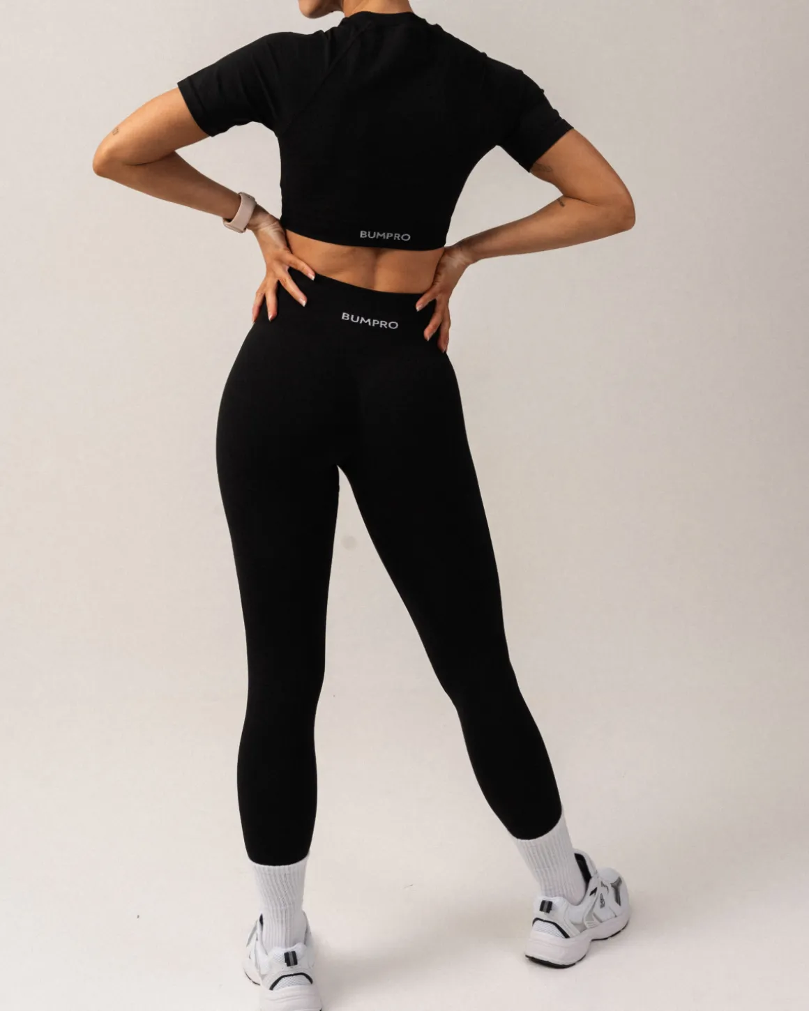 Beam Scrunch Tights Black