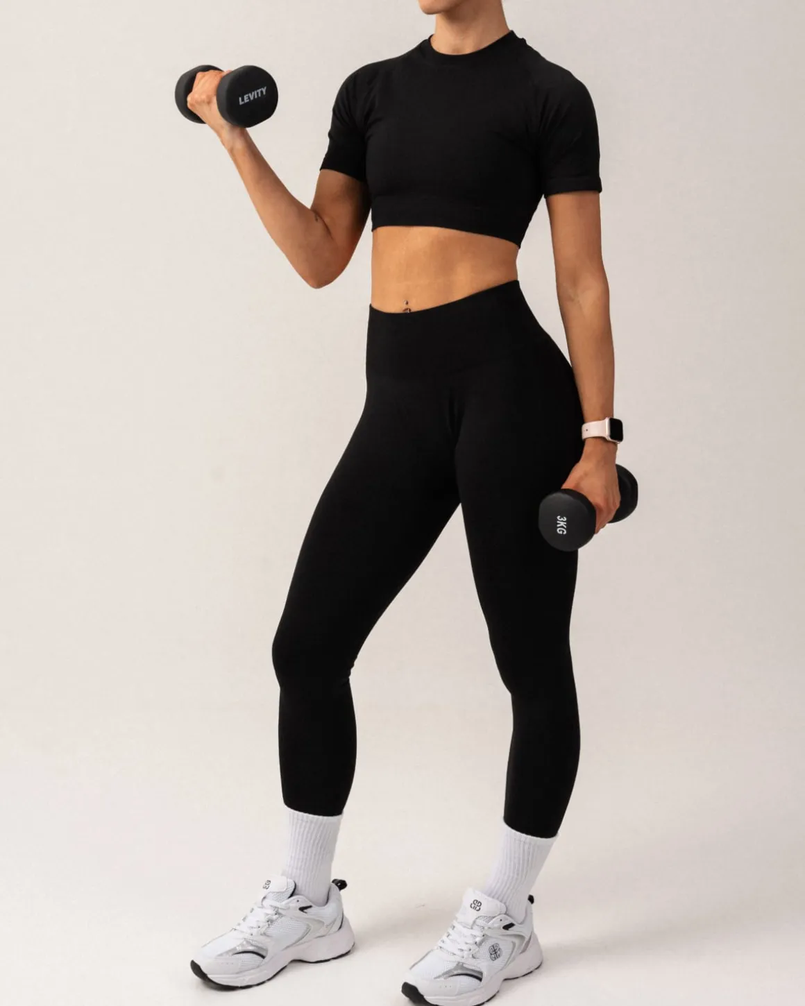 Beam Scrunch Tights Black