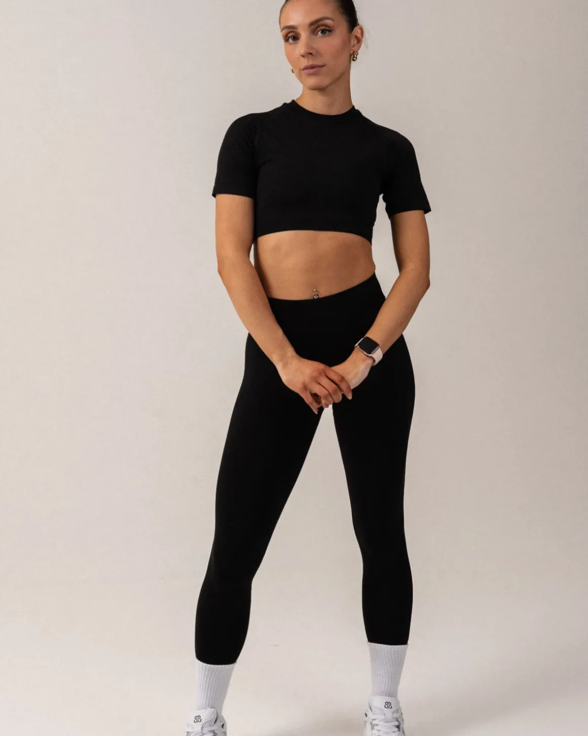 Beam Scrunch Tights Black