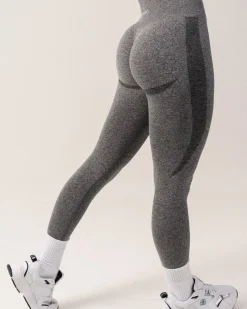 Beam Scrunch Tights Black Marl