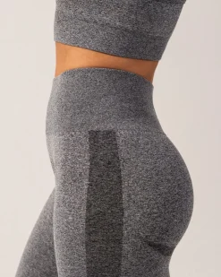Beam Scrunch Tights Black Marl