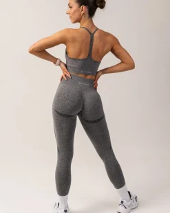 Beam Scrunch Tights Black Marl