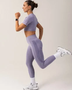 Beam Scrunch Tights Purple Pop Marl