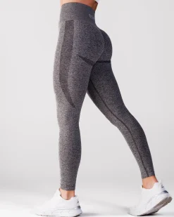 Beam Tights Black Marl