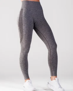 Beam Tights Black Marl