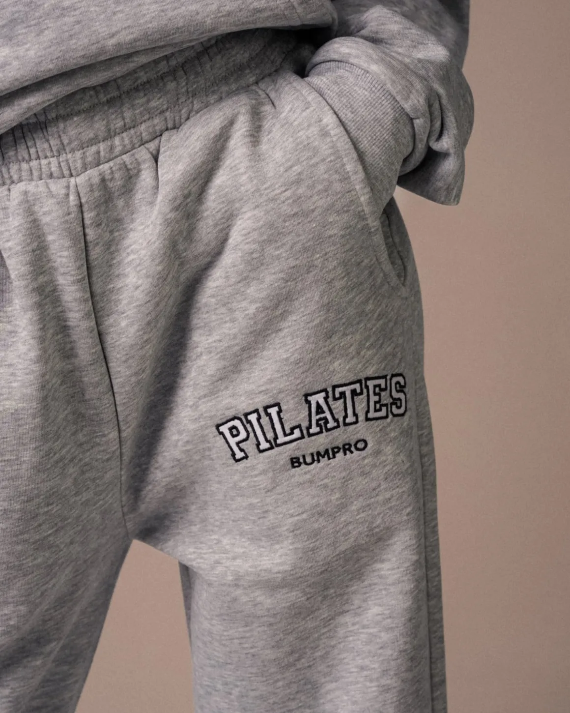 BP Sweatpants Grey Marl/Pilates