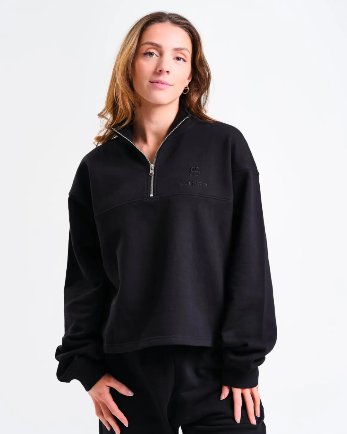 BP 1/2 Zip Sweater Black