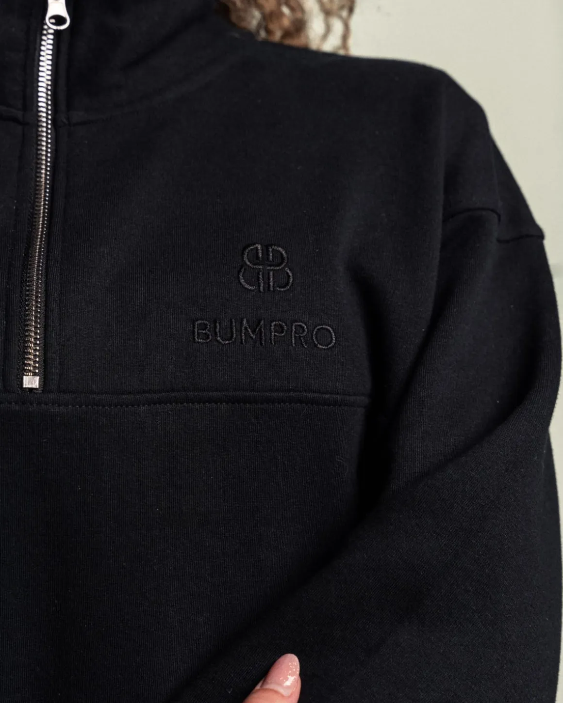 BP 1/2 Zip Sweater Black