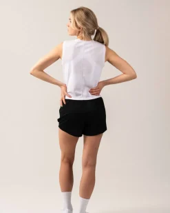 Breeze Mesh Muscle Tank White