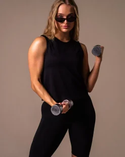 Breeze Seamless Tank Black Beauty