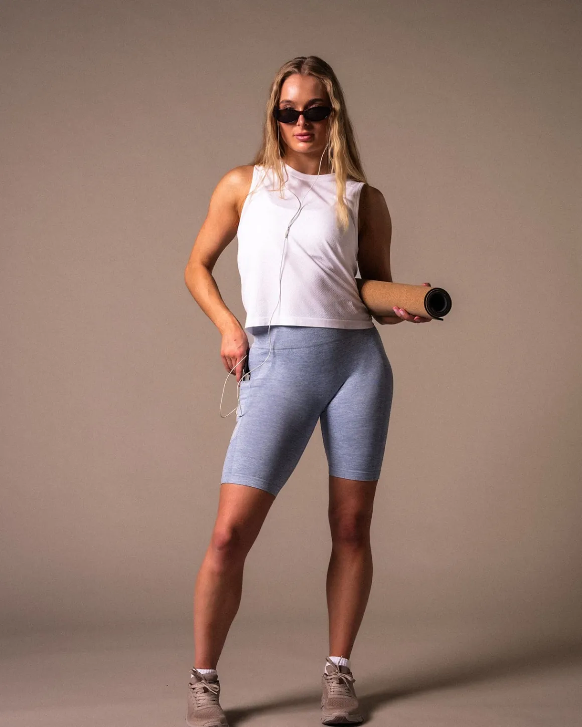 Breeze Seamless Tank White Brilliant