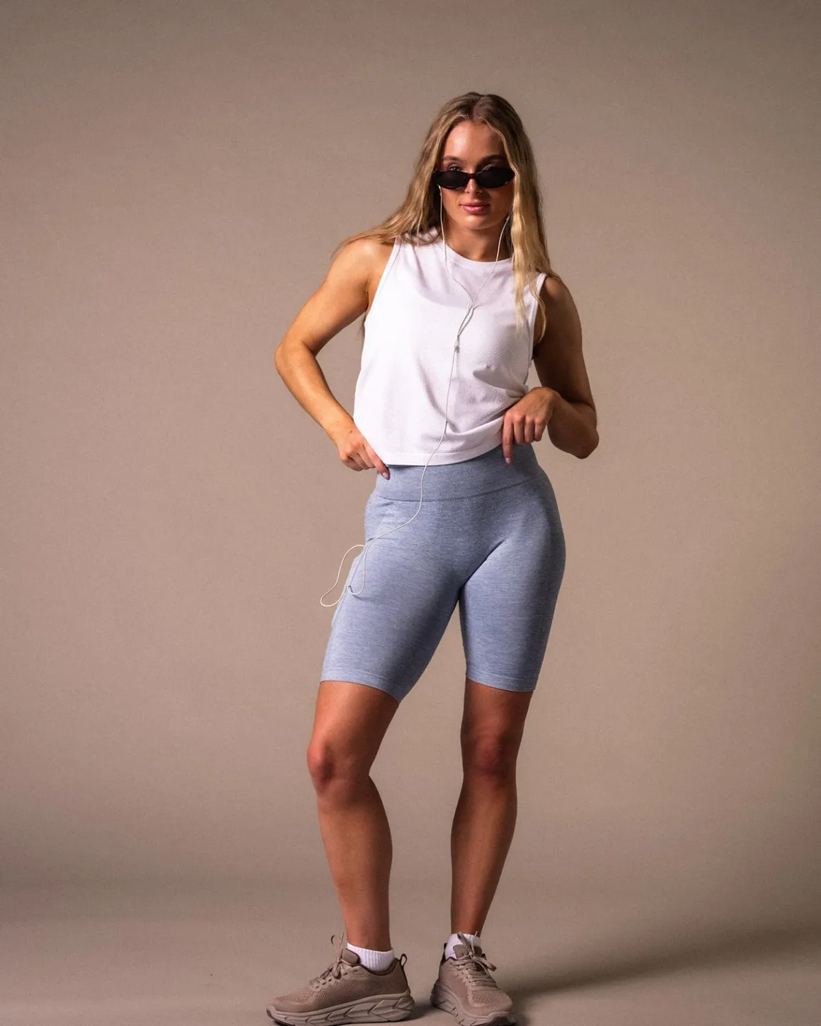 Breeze Seamless Tank White Brilliant