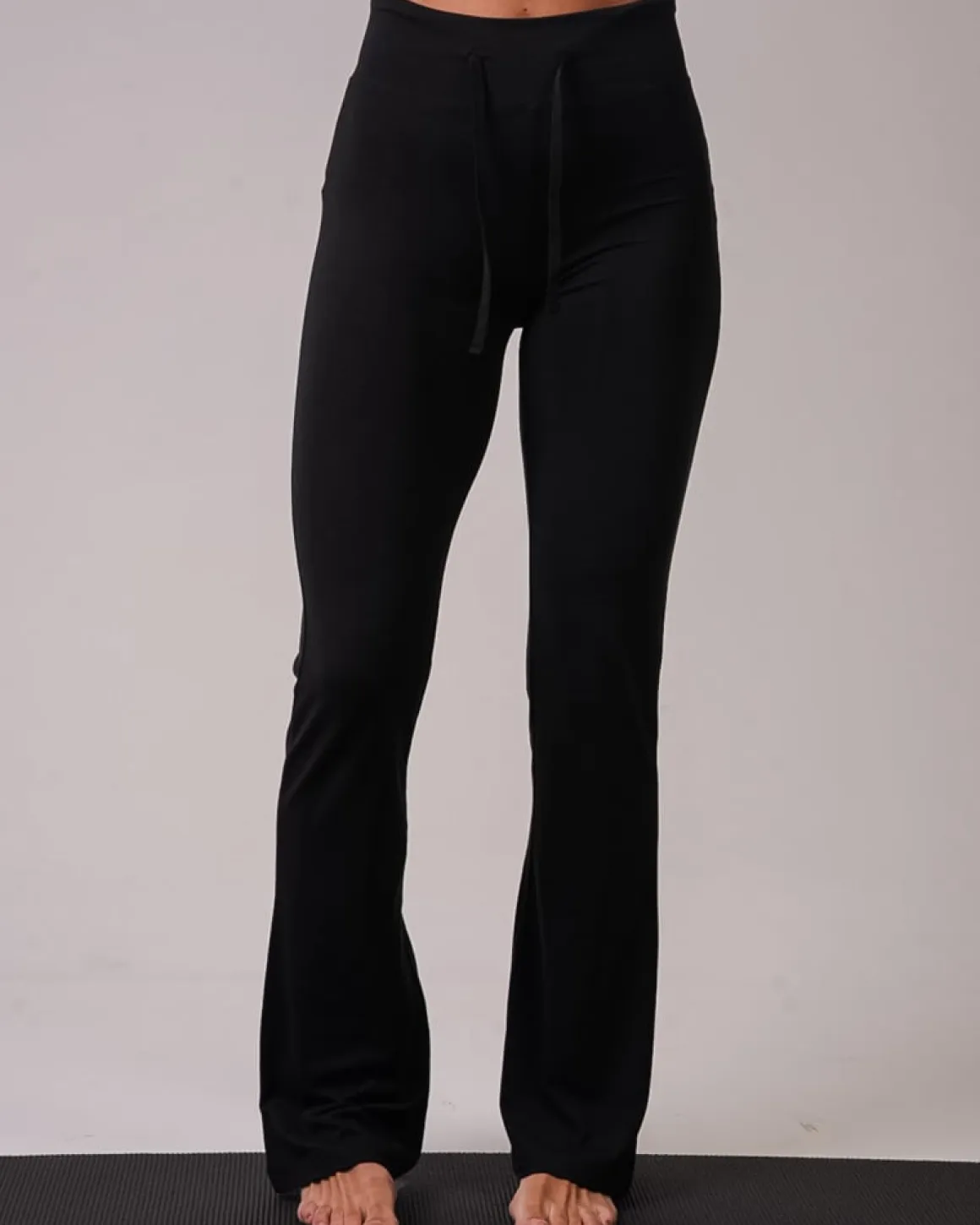 Calm Straight Leg Pants All Black