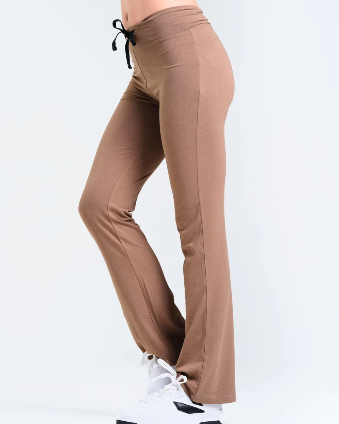 Calm Straight Leg Pants 2.0 Mole Brown Marl