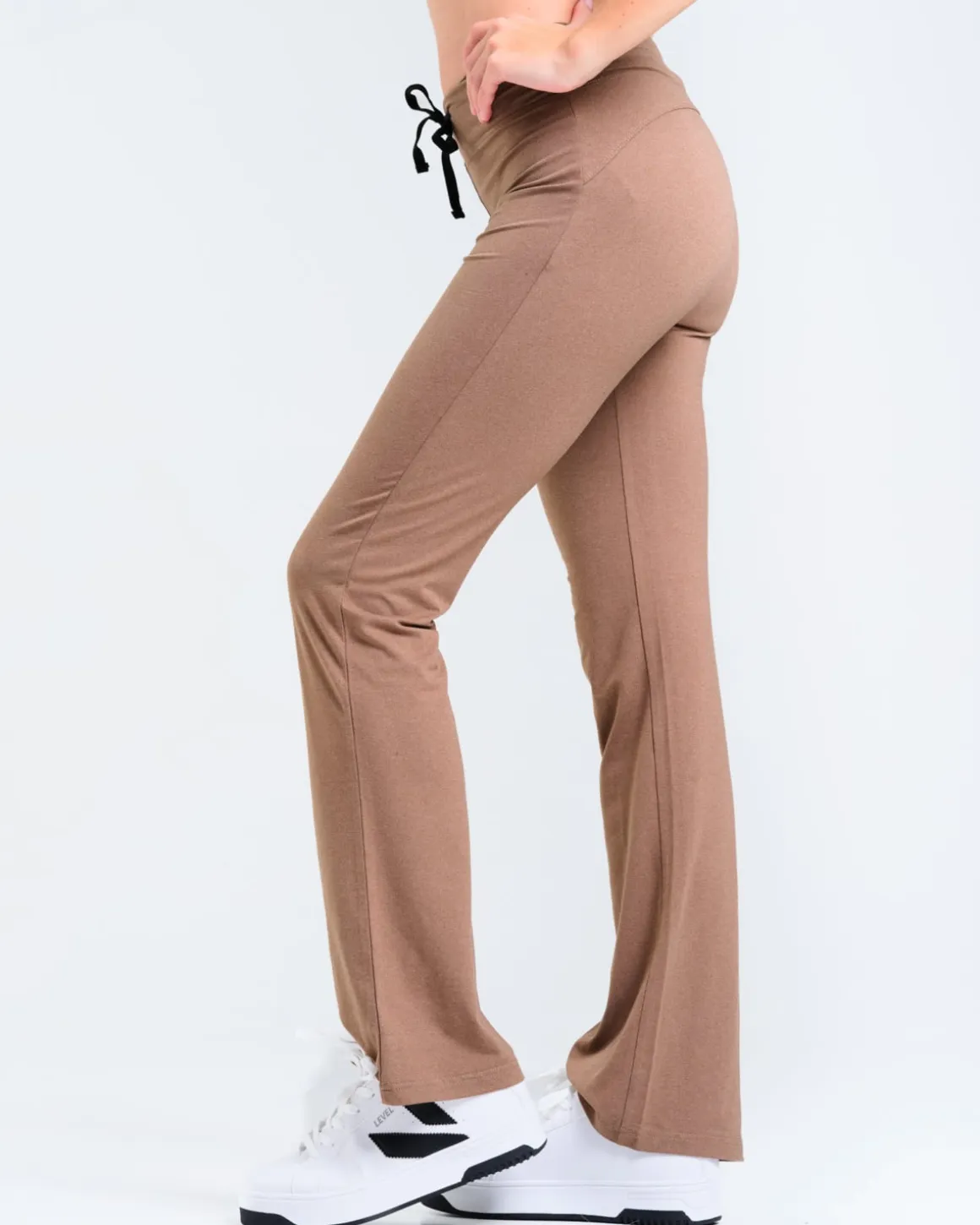 Calm Straight Leg Pants 2.0 Mole Brown Marl