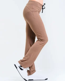 Calm Straight Leg Pants 2.0 Mole Brown Marl