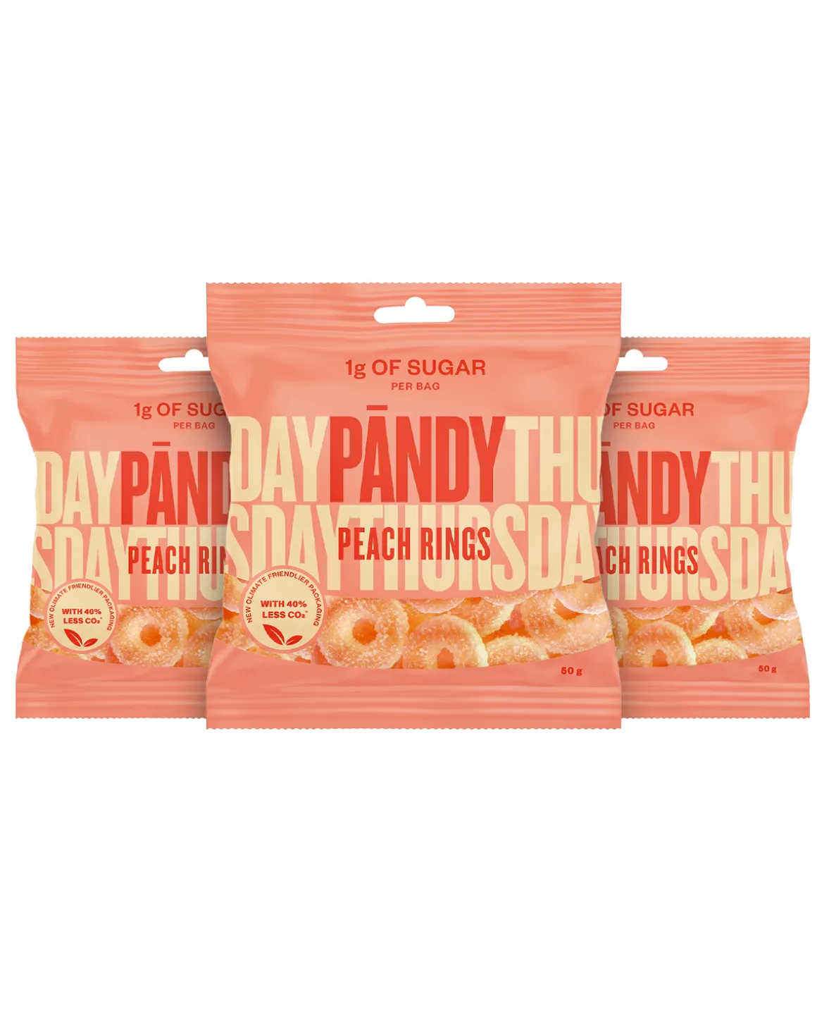 Candy PeachRings 3x50g