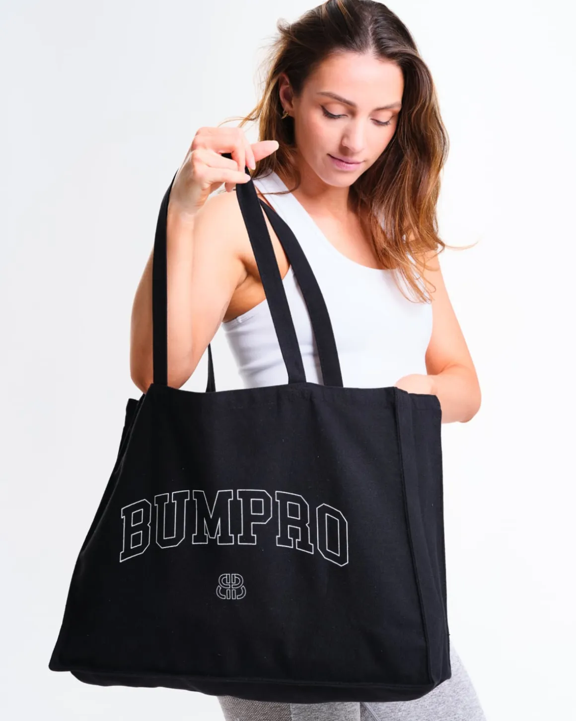 Canvas Tote Bag Black – One Size