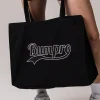 Canvas Tote Bag Black/White – One Size