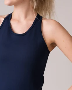 Challenge Seamless Tank Blue Navy