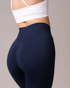 Challenge Seamless Tights Blue Navy