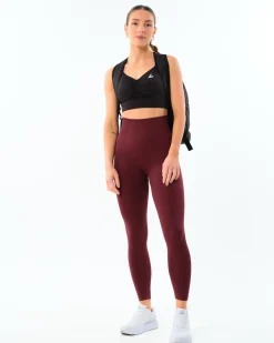 Challenge Seamless Tights Burgundy