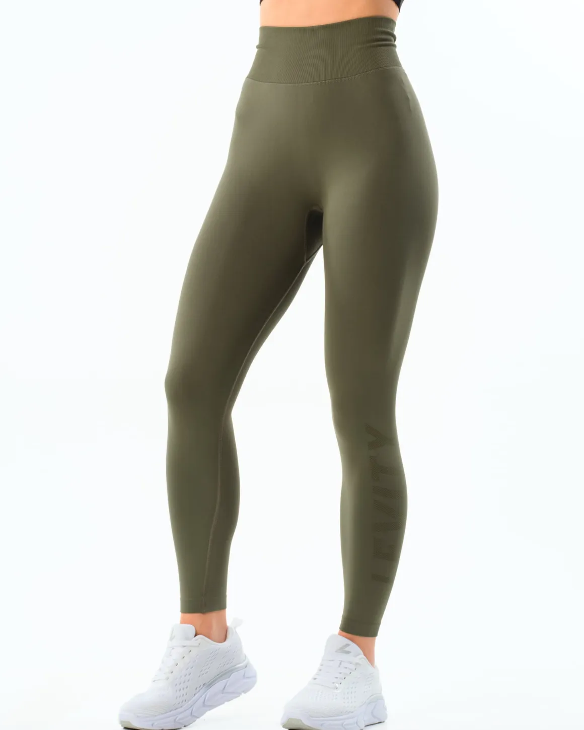 Challenge Seamless Tights Green Olive