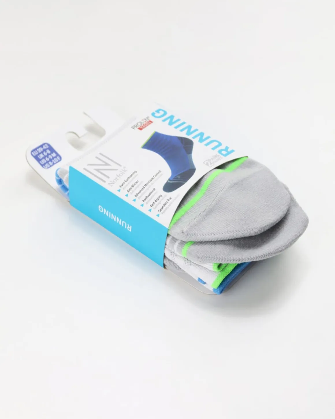 Cheetah Cushioned Run Socks 2-pack White