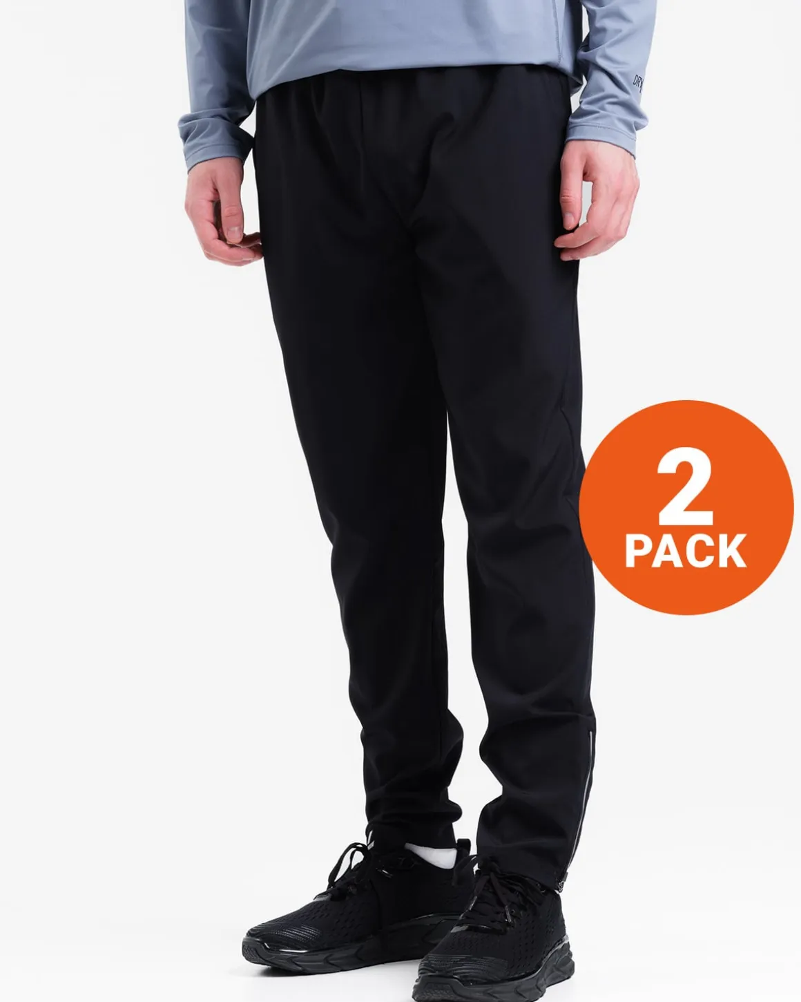 Clarity Warm Up Pants Black 2-PACK