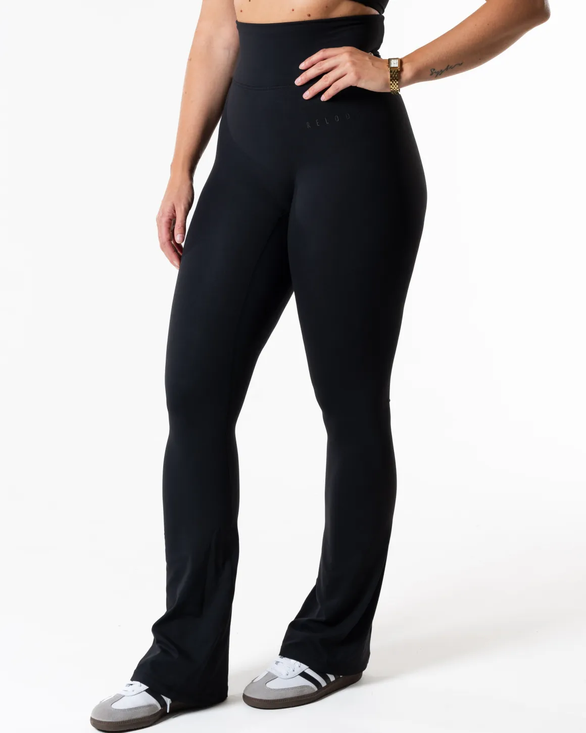Clean Tights Flared Tall Black