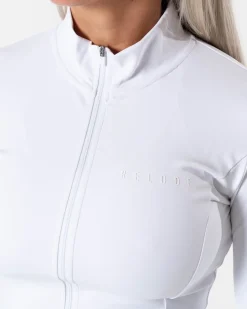 Clean Zip Longsleeve White
