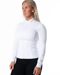 Clean Zip Longsleeve White