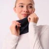 Conquer Neck Warmer Blue Navy Reflective – One Size