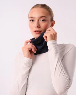 Conquer Neck Warmer Blue Navy Reflective – One Size