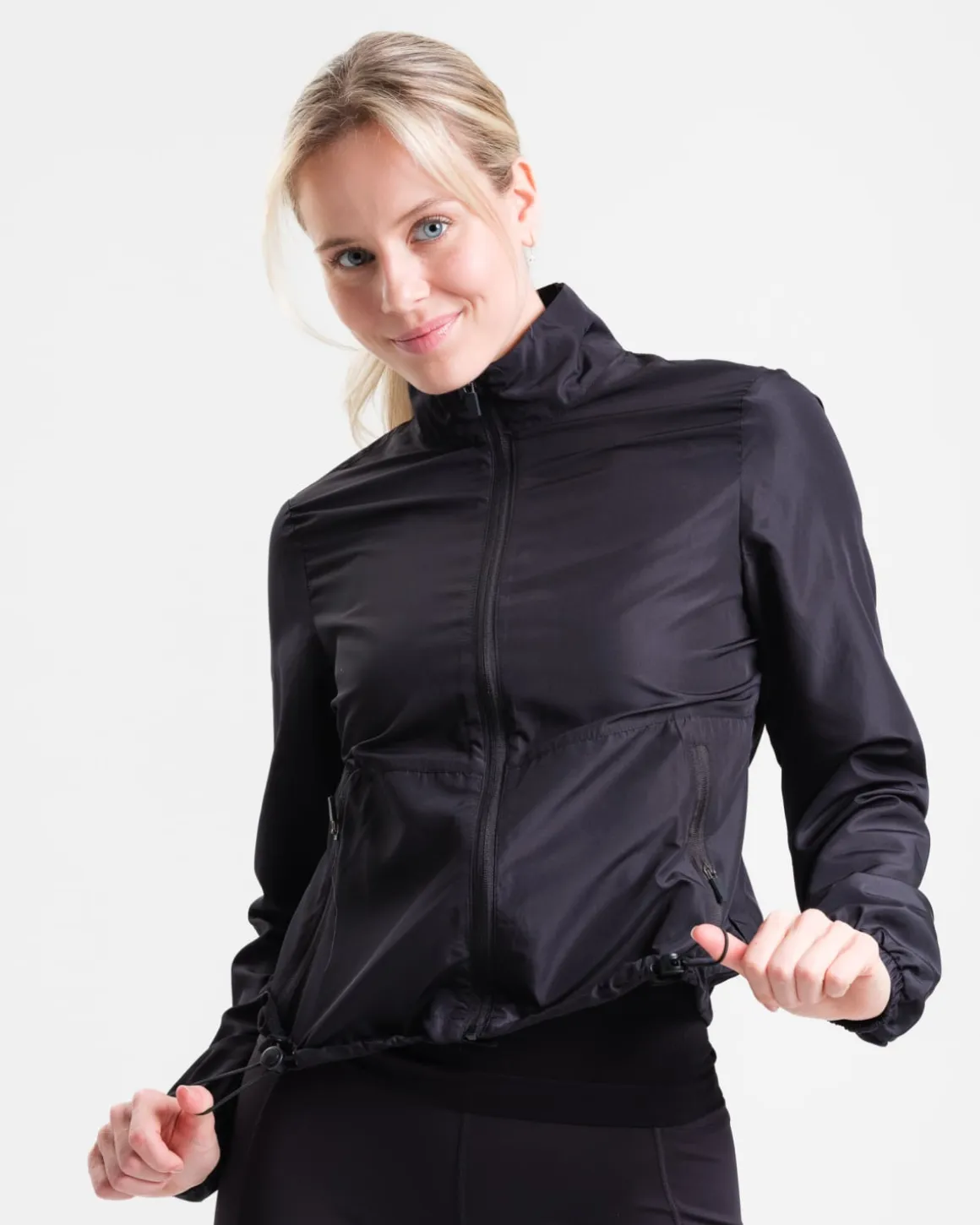 Conquer Running Jacket Black