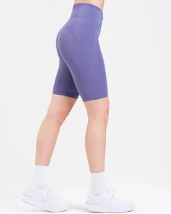 Conquer Running Pocket Shorts 8″ Lilac Heron