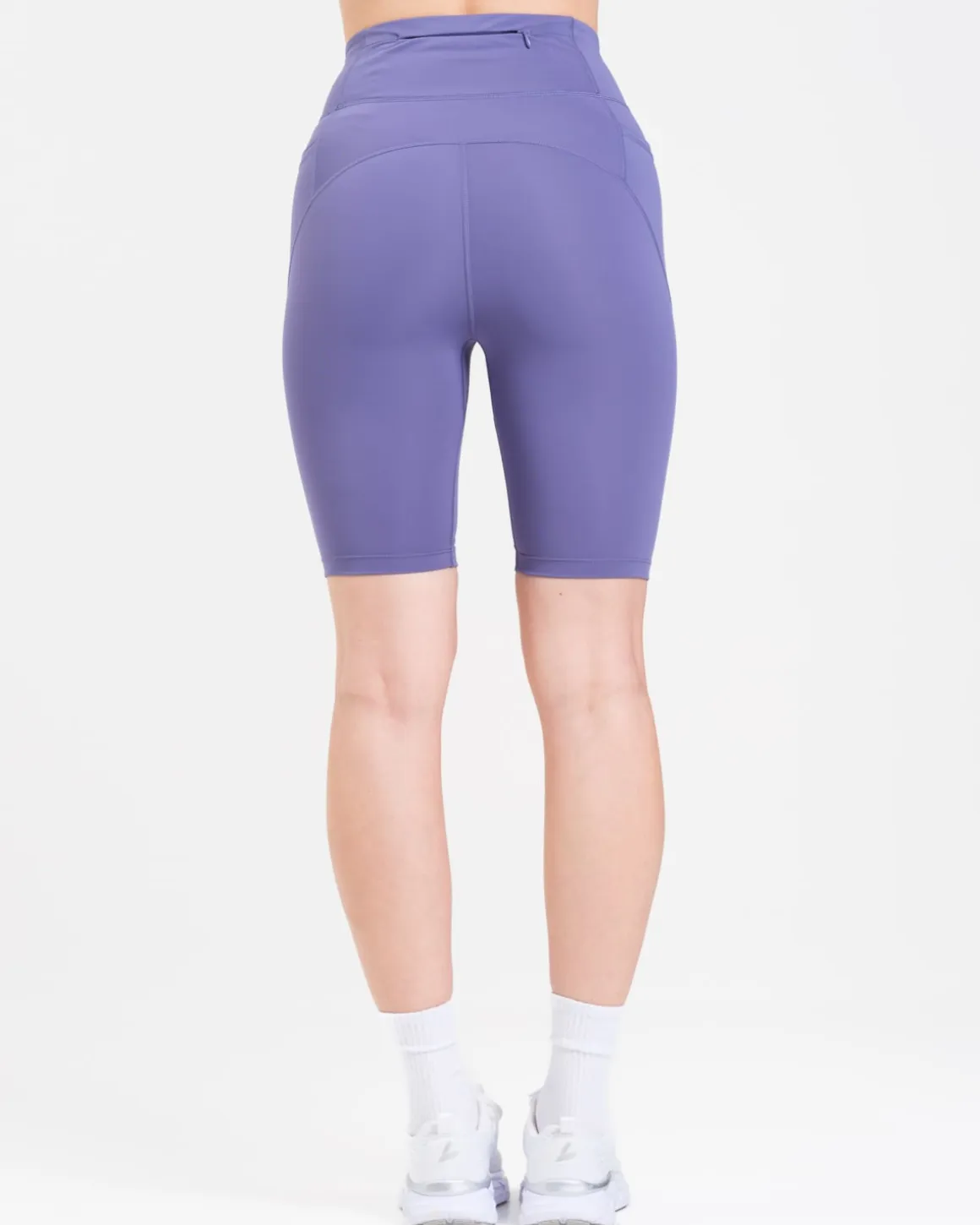 Conquer Running Pocket Shorts 8″ Lilac Heron